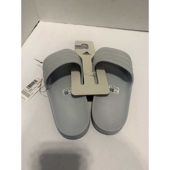 Adidas Adilette Aqua Slides Shoes Mens Size 10 Three Stripes IF0894 Pool Sandals - Picture 4 of 7